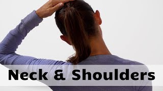 Physio Neck and Shoulder Stretches GUIDED ROUTINE 15 Mins [upl. by Norrie]