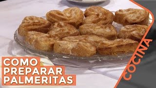 ¿Cómo hacer Palmeritas de Hojaldre  Receta simple [upl. by Lasky]