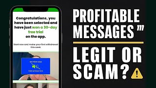 Is Profitablemessagescom Legit Or A Scam [upl. by Yeclehc426]