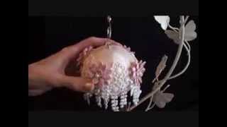 Lace Christmas Baubles  Tresors de Luxe Design Team Project 11 [upl. by Lance997]