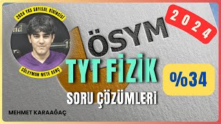 2024 YKS TYT Çıkmış Fizik Soru Çözümleri [upl. by Kabab102]