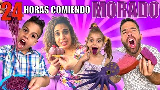 24 HORAS COMIENDO MORADO4PLUSONE [upl. by Mira]