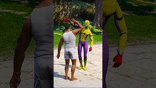 Franklin teaches Bigfoot a lesson  GTA V  shorts 67 [upl. by Stanly]