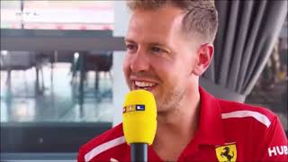 Sebastian Vettel defending Lewis Hamilton quotMax Verstappen is such a headquot [upl. by Matthieu769]