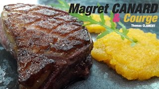 Recette Magret Canard amp Courge Muscade  Cook e Club [upl. by Malinin101]