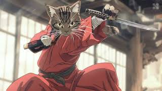 An Anime in the style of Rounin Kenshin with Cats [upl. by Enilrad]