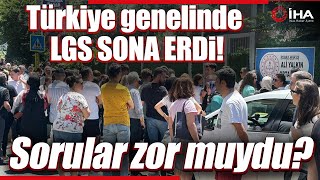 LGS Soruları Zor muydu LGS Sınavına Giren Öğrenciler Soruların Zorluk Derecesini Değerlendirdi [upl. by Ayanaj]