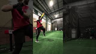 MAXINGOUT HITTRAX 120 mph exit velo with the Easton Hype Fire 5 [upl. by Trovillion]