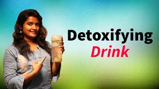 DETOXIFYING DRINKTAMIL  Natural Fat Burner Detox Drink  Detox Water Recipe Weightloss [upl. by Jemine851]