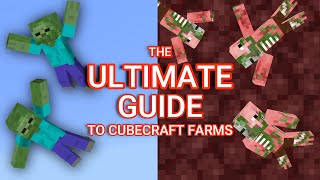 The Ultimate Guide to Cubecraft Skyblock Farms [upl. by Aenat]