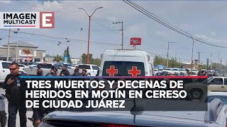 Tres reos asesinados en penal de Ciudad Juárez [upl. by Gentille]