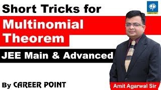 Short Tricks for Multinomial Theorem IITJEEBITSAT By Amit Agarwal Sir [upl. by Herstein]