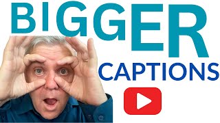 How to Make YouTube CAPTIONS Bigger  Increase SUBTITLE Size on YouTube 2023 [upl. by Peg]