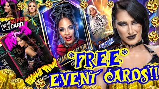 CRAZY GLITCH WWE SuperCard MESSED UP ANY FREE WM40 EVENT CARDS AND HIGHER WWE SuperCard [upl. by Ellehsad466]