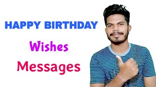 Happy Birthday wishes messages ll Birthday wishing Messages ll Rk love tips [upl. by Nitnelav258]