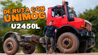 Probando UNIMOG en Ruta OFF ROAD 🚒 U2450L Proyecto Camper [upl. by Llennahs192]