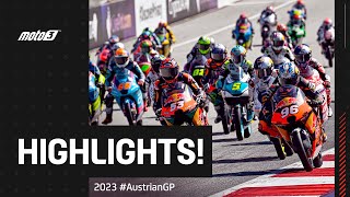 Moto3™ Race Highlights ⚔️  2023 AustrianGP 🇦🇹 [upl. by Courtenay]