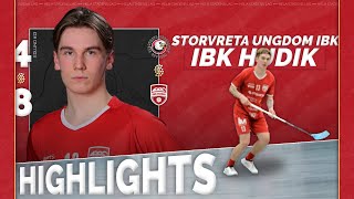 Highlights  Division 1 Östra  Storvreta Ungdom IBK  IBK Hudik [upl. by Slerahc]