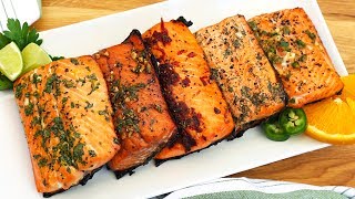 5 EASY Salmon Marinades [upl. by Dercy344]