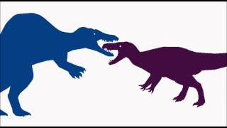 PBA Spinosaurus vs Suchomimus [upl. by Elbag228]