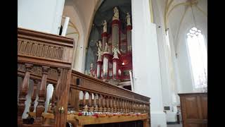 Improvisatie  Psalm 122 vers 3 en 1  vanuit de Grote of St Stephanus Kerk te Hasselt [upl. by Nitsreik791]