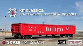 Time to Model Kit Classics CBampQ Havelock Shops 52 6quot Gondola [upl. by Lumpkin891]