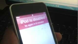 How to reset iPod Touch password if youve forgotten or lost it  Fix iPod Disabled message [upl. by Peyter]