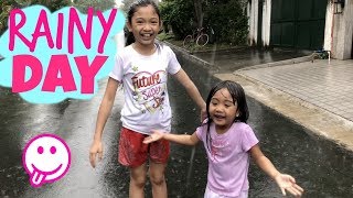 FUN THINGS TO DO on a RAINY DAY with Kaycee amp Rachel [upl. by Norvil]