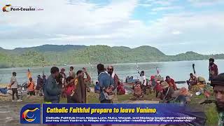 Catholic Faithfuls prepare to leave Vanimo [upl. by Aryahay187]