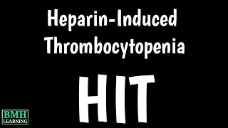 HeparinInduced Thrombocytopenia  HIT  Types Of HIT  Causes Of HIT [upl. by Kiyoshi]