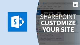 SharePoint Tutorial  Customize a page with BLOCKS AND LAYOUTS [upl. by Angeline]