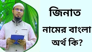 জিনাত নামের অর্থ কি  Jinat namer ortho ki  Jinat name meaning in Bangla [upl. by Alaik]