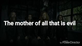 Megadeth  SheWolf Lyrics Hq [upl. by Mackintosh]