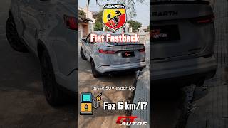 Consumo do Fiat Fastback Abarth 13 Turbo na cidade shorts [upl. by Eissoj]