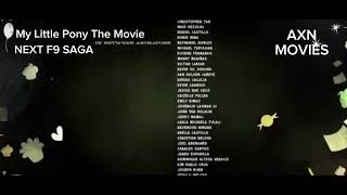 My Little Pony The Movie End Credits AXN MOVIES [upl. by Behka]