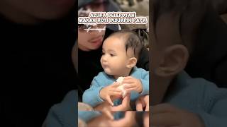 Azura belepotan makan disuapin papa [upl. by Wrigley]