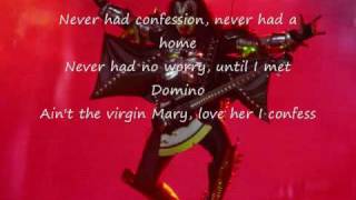 Kiss Domino Lyrics [upl. by Helli794]