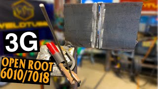 3G Open Root Test by a Welding Student  60107018 [upl. by Danell]