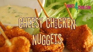 Cheesy Chicken Nuggets Crispy fried chicken nuggets with a wonderful cheesy flavor [upl. by Nylidnam882]