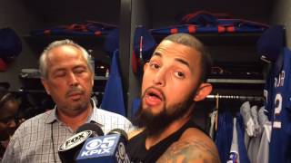 Rangers Rougned Odor quotI just have to follow the rulesquot [upl. by Ytsim]