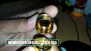 trik membersihkan karat pada rda druga clone [upl. by Tesil]