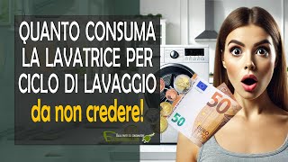 Quanto consuma una lavatrice [upl. by Annait434]