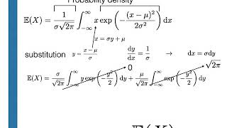 The expectation and variance for the normal random variable [upl. by Edris918]