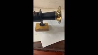 1915 FORD MODEL T HAND KLAXON HORN DEMONSTRATED [upl. by Anod]