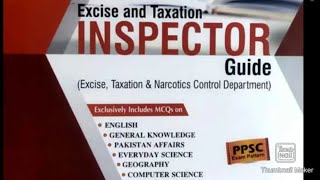 Excise and Taxation Inspector Guide  PPSC excise and Taxation Inspector book  Download pdf file [upl. by Fania]