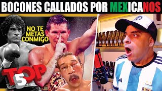 HUMILLACIÓN TOTAL🥊 TOP 5 Boxeadores BOCONES CALLADOS por MEXICANOS [upl. by Emanuel434]