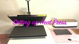 Fancier Studio 16x24 Heat Press  Unboxing for sublimation and heat transfer vinyl ironon tshirts [upl. by Randy]