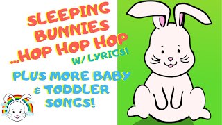 Sleeping Bunnies Song with real Bunnies  Nursery Rhymes MyVoxSongs [upl. by Innos117]