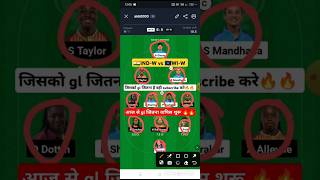 INDW vs WIW Dream11 Team  WIW vs INDW shorts cwc IndwvsWiw WiwvsIndw ytshorts [upl. by Ettenyl702]