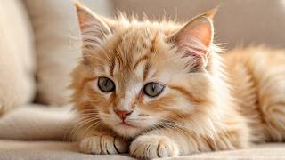 Adorable Sleepy Kittens Purring amp Relaxing Music Ultimate cute cat Compilation for Stress Relief [upl. by Ednutey]